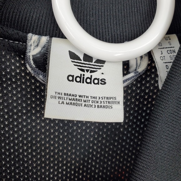 Adidas Originals x Farm Rio Multi Print Floral Hawaiian Bomber Track Jacket S - Picture 5 of 14